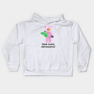 Pig Minifigure Kids Hoodie